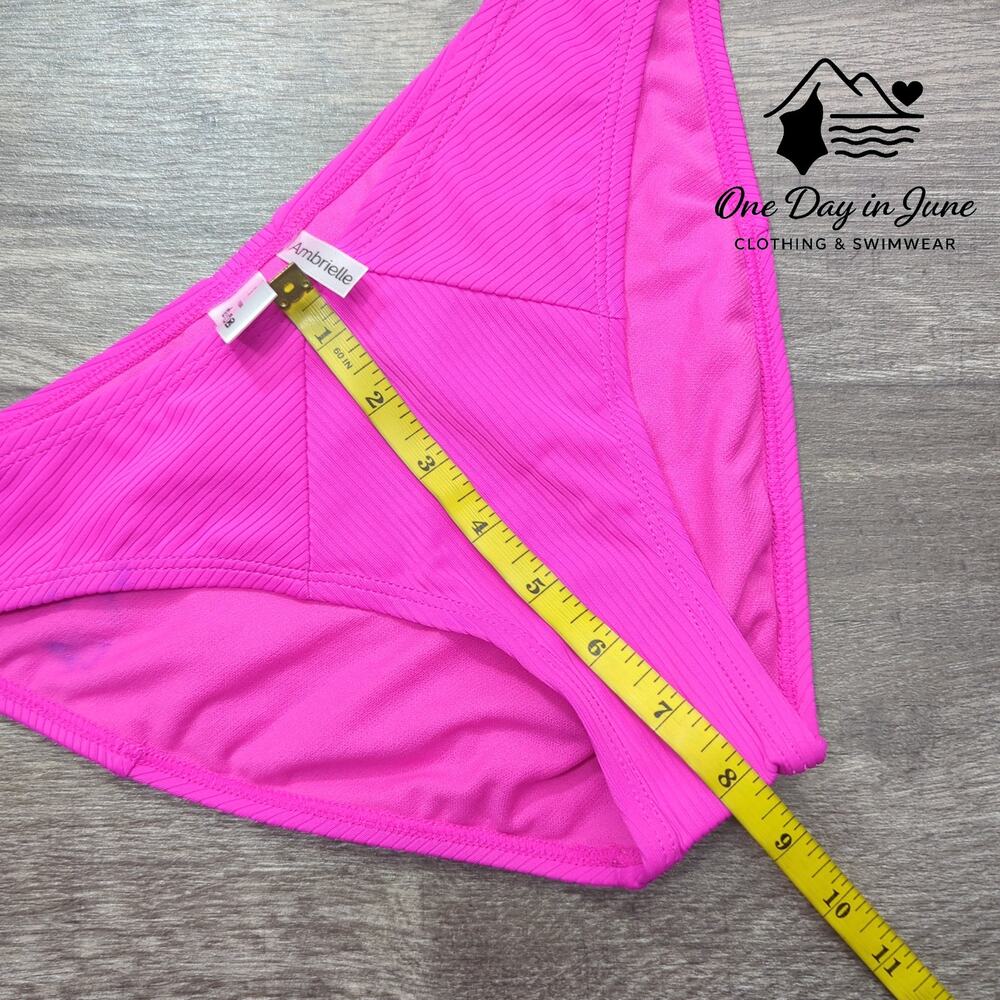 Ambrielle Ribbed Bikini Bottom Size S - Picture 4 of 5